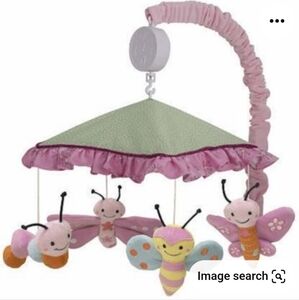 Lambs and Ivy musical mobile Sunshine Garden